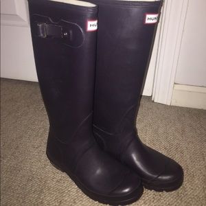 Y’all Plum Matte Hunter Boots